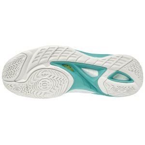 Dámské Boty na Házenou Mizuno Wave Mirage 3 Bílé/Tyrkysové